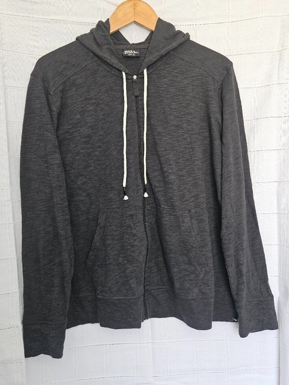 Eddie Bauer Slub Knit Full Zip Hoodie